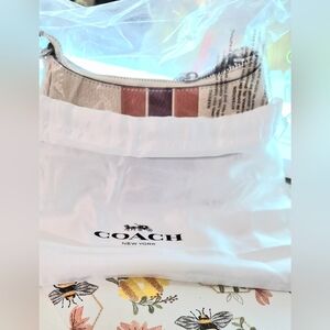Coach Teri Mini Crossbody Bag With Stripe - 𝐁𝐫𝐚𝐧𝐝 𝐍𝐞𝐰 & 𝐒𝐨𝐥𝐝 𝐎𝐮𝐭!